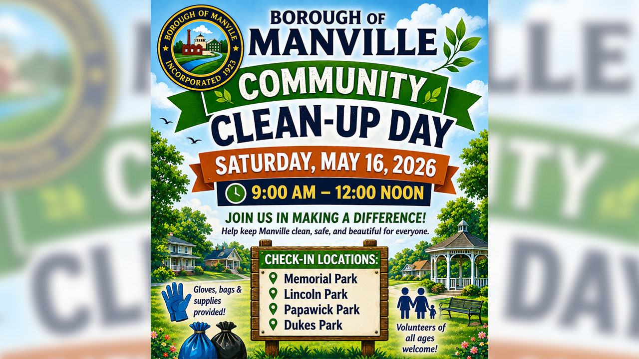 Manville Community Clean Up Day This Saturday