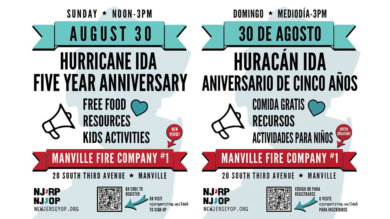 NJOP/NJRP to Host Hurricane Ida Program Sunday NJOP/NJRP to Host Hurricane Ida Program Sunday