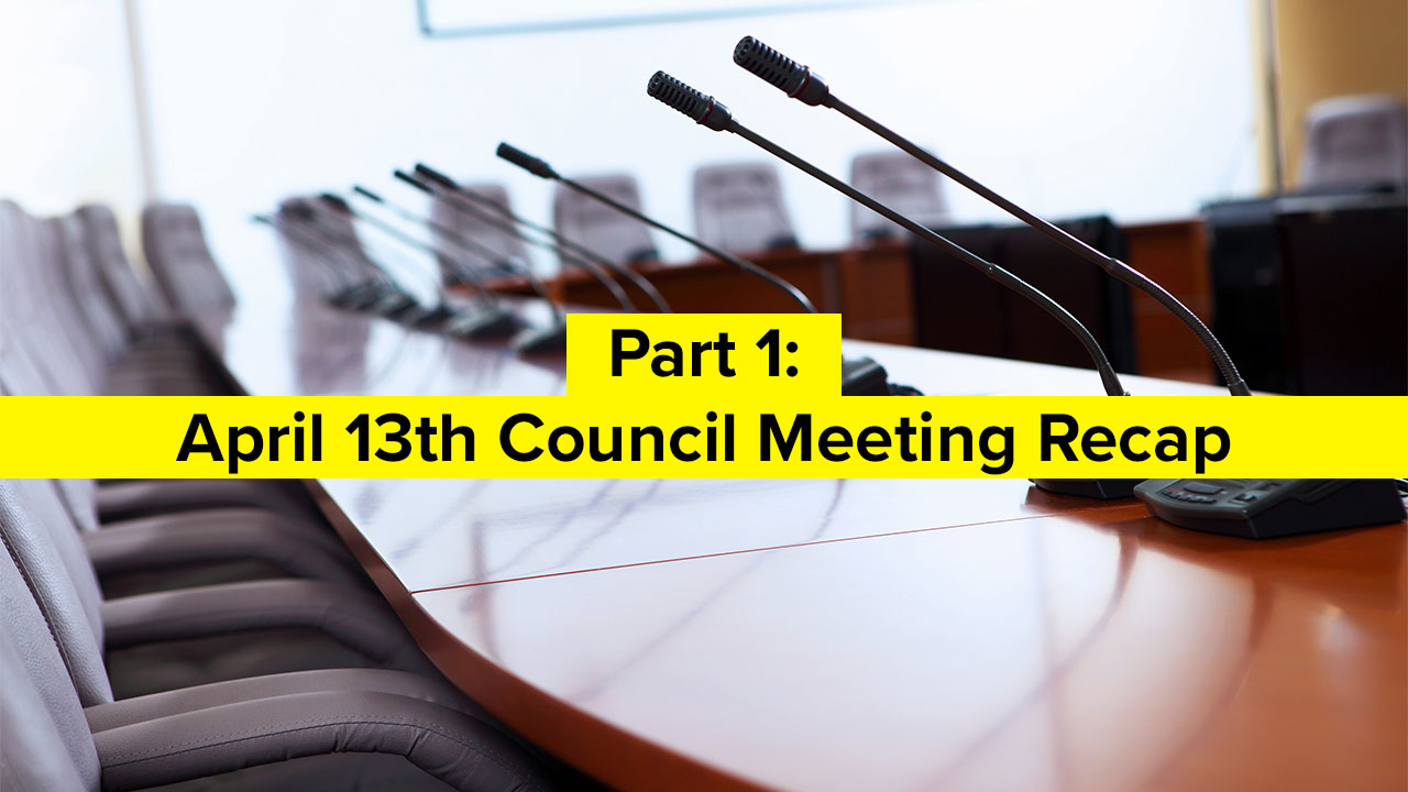 Part 1: April 13th Borough Council Meeting Recap