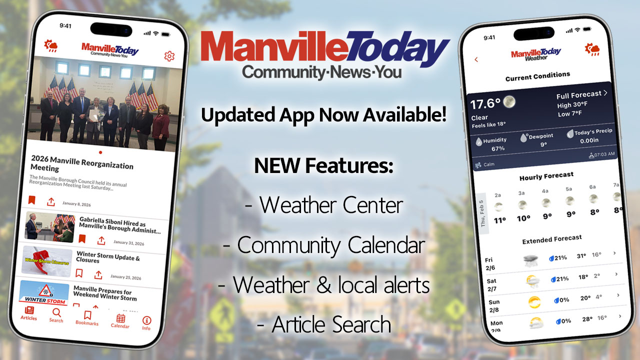 ManvilleToday Rolls Out New App and Website Enhancements