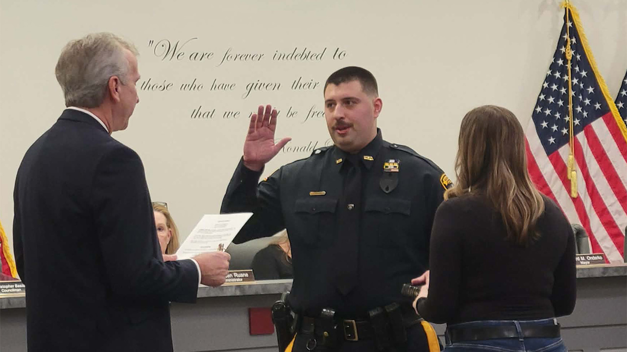 Police Sergeant Promotion at First Council Meeting of 2026