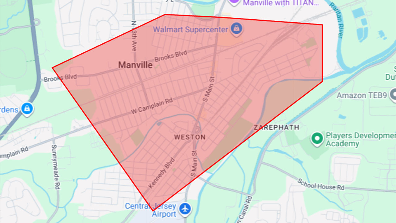 Water Main Break Affecting Manville Water Main Break Affecting Manville