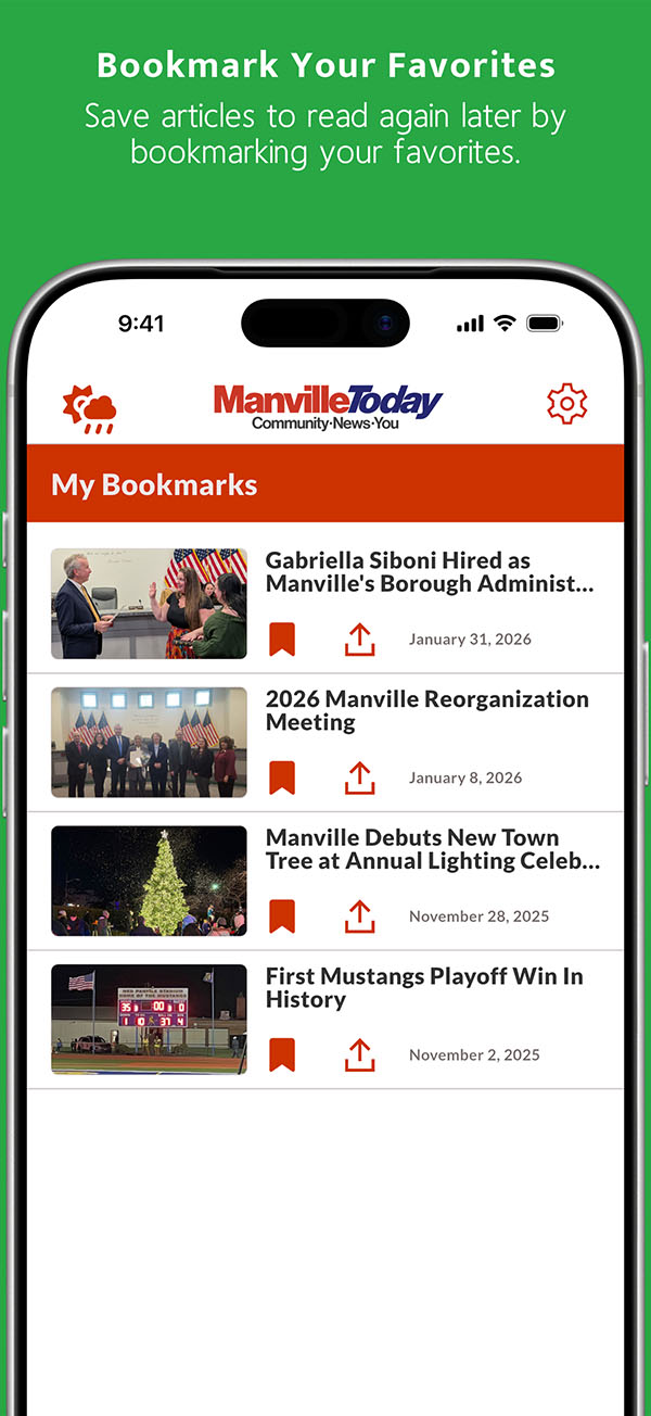 Bookmark articles to read again later