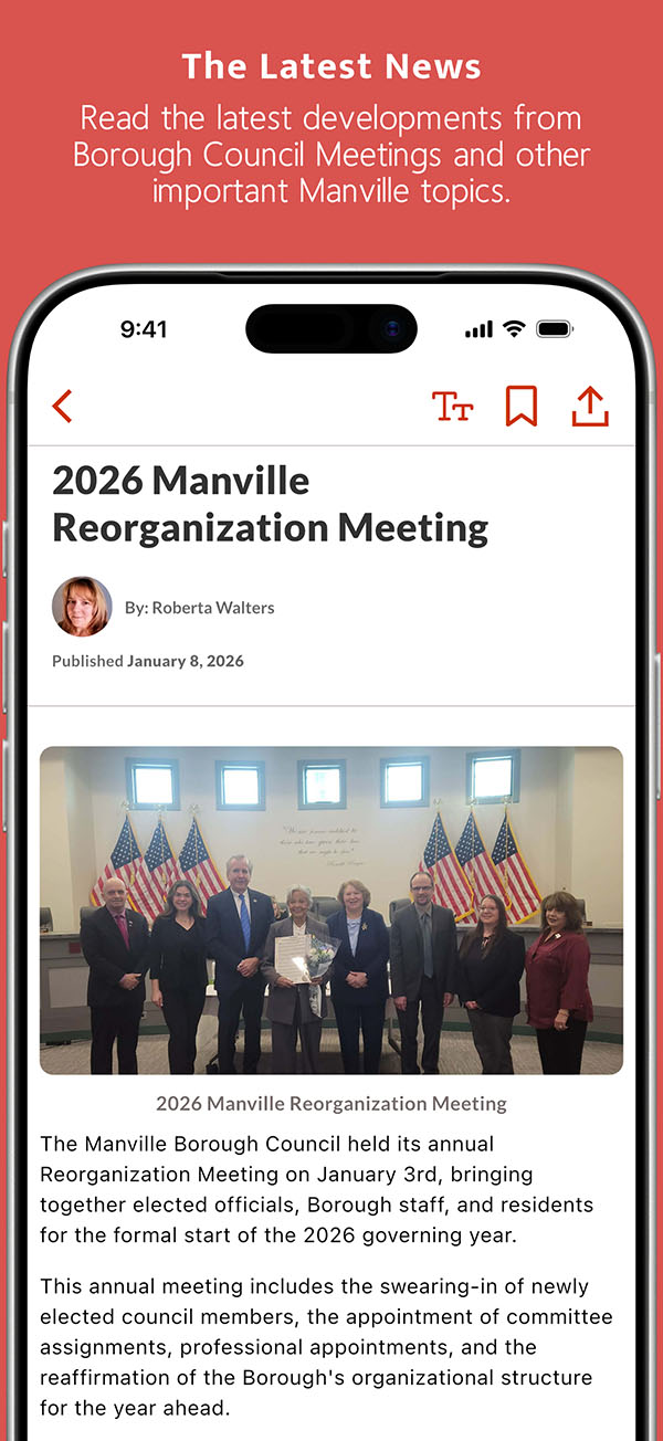 The Latest News About Manville NJ's Mayor & Council