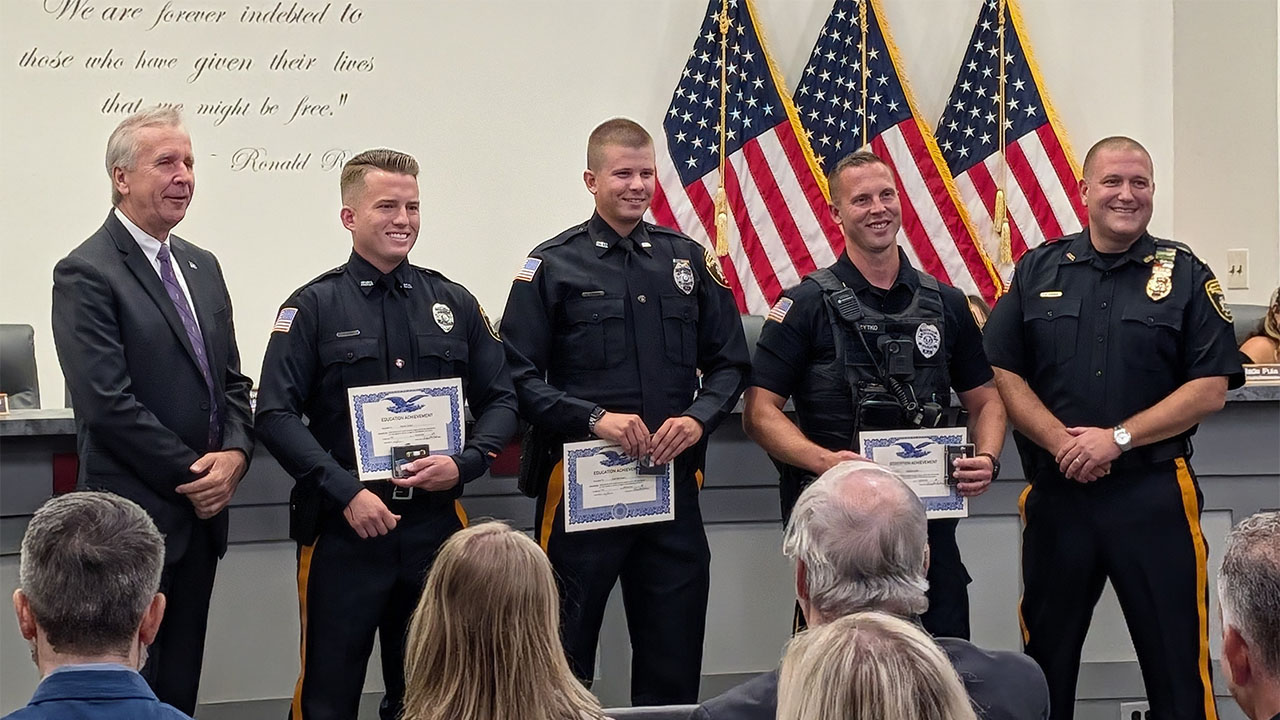 Manville Police Education Award Manville Police Education Award